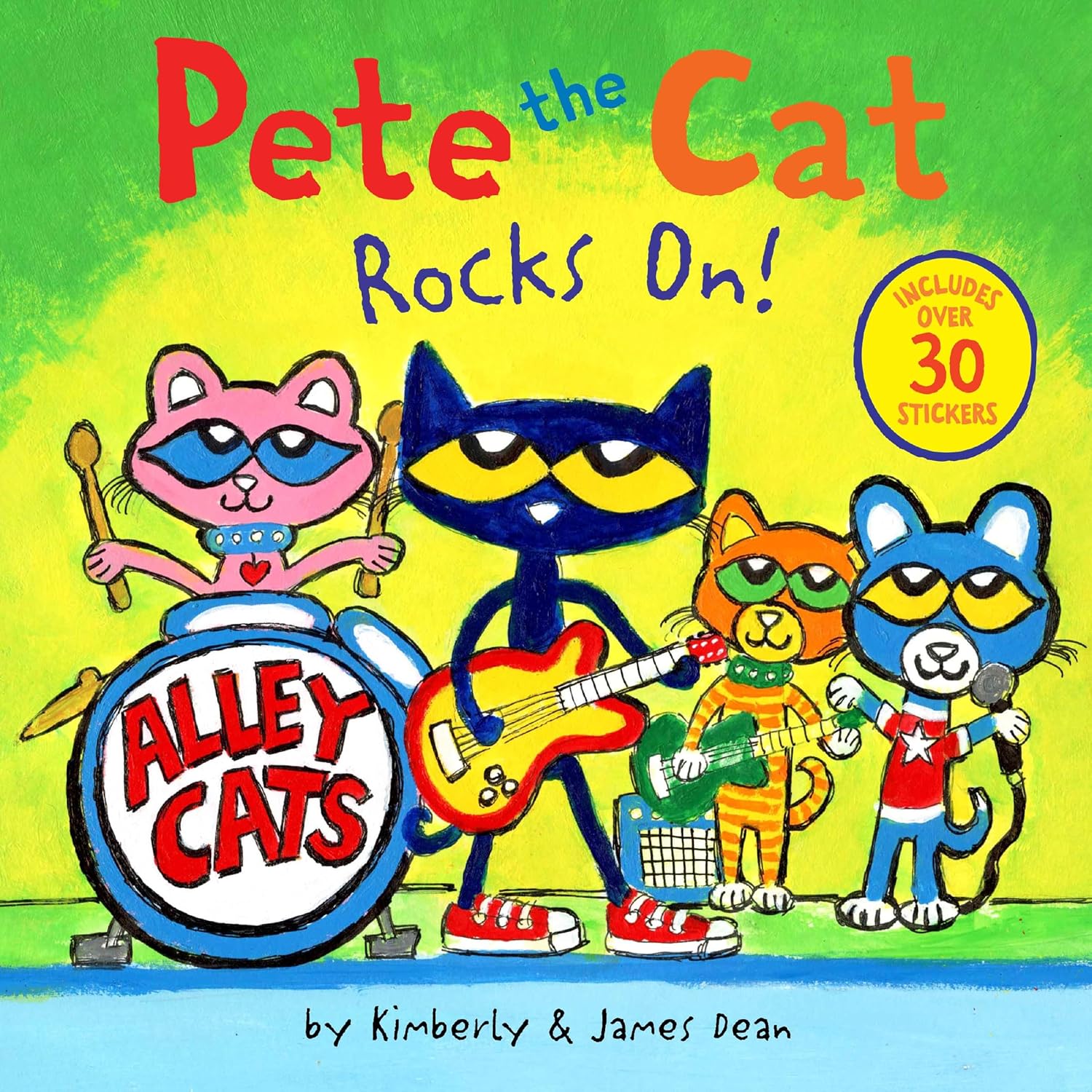 Pete the Cat Rocks On!: Includes Over 30 Stickers! - Pre-Order