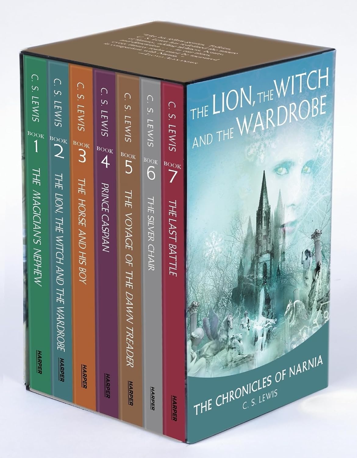 The Chronicles of Narnia Rack Paperback 7-Book Box Set