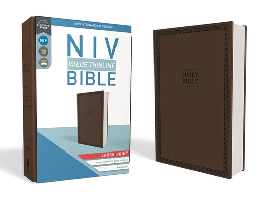 NIV, Value Thinline Bible, Large Print