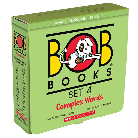 Bob Books Set 4 - Complex Words (Stage 3: Developing Reader)