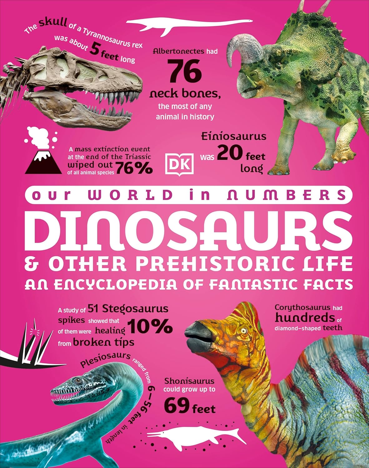 Our World in Numbers Dinosaurs & Other Prehistoric Life: An Encyclopedia of Fantastic Facts