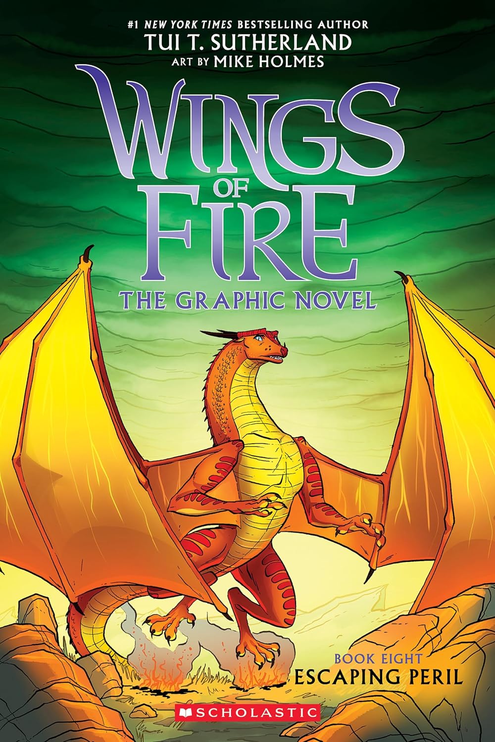 Escaping Peril: A Graphic Novel (Wings of Fire Graphic Novel #8)