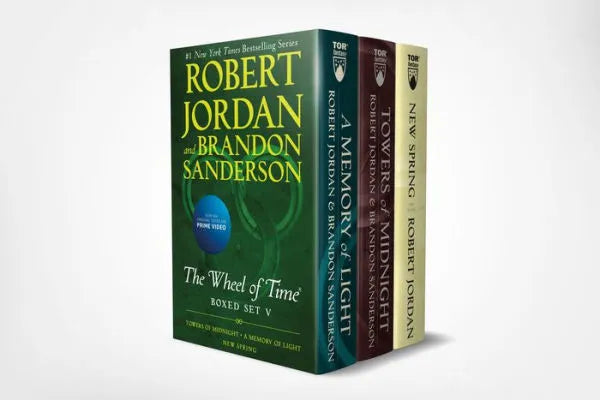 The Wheel of Time Premium Boxed Set V: Book 13: Towers of Midnight, Book 14: A Memory of Light, Prequel: New Spring