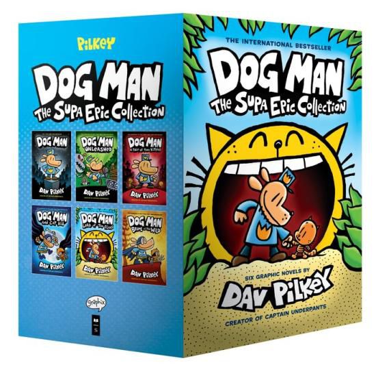 Dog Man: The Supa Epic Collection (Dog Man Series #1-6 Boxed Set)