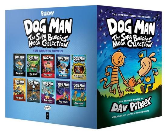 Dog Man: The Supa Buddies Mega Collection (Dog Man #1-10 Box Set)