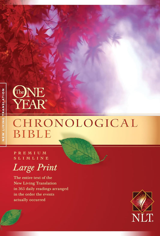 One Year Chronological Bible-NLT-Premium Slimline Large Print