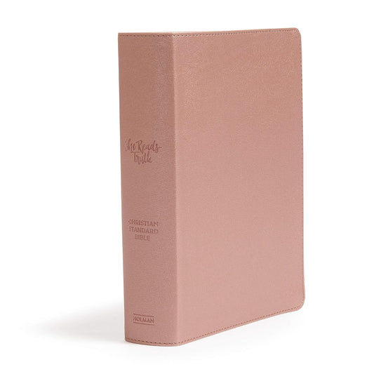 CSB She Reads Truth Bible, Rose Gold Leathertouch