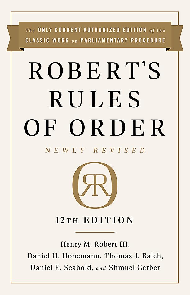 Robert's Rules of Order Newly Revised, 12th Edition (Revised)